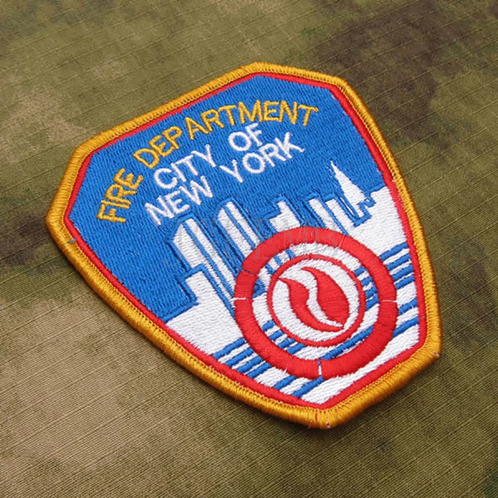 

Full Embroidered FDNY Fire Department City of New York SealTeam 6 Military Tactical Morale Embroidery patch B3145