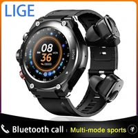 lige 2022 tws bluetooth earphone call music body temperature smartwatch men smartwatches diy watch face sports smartwatch women