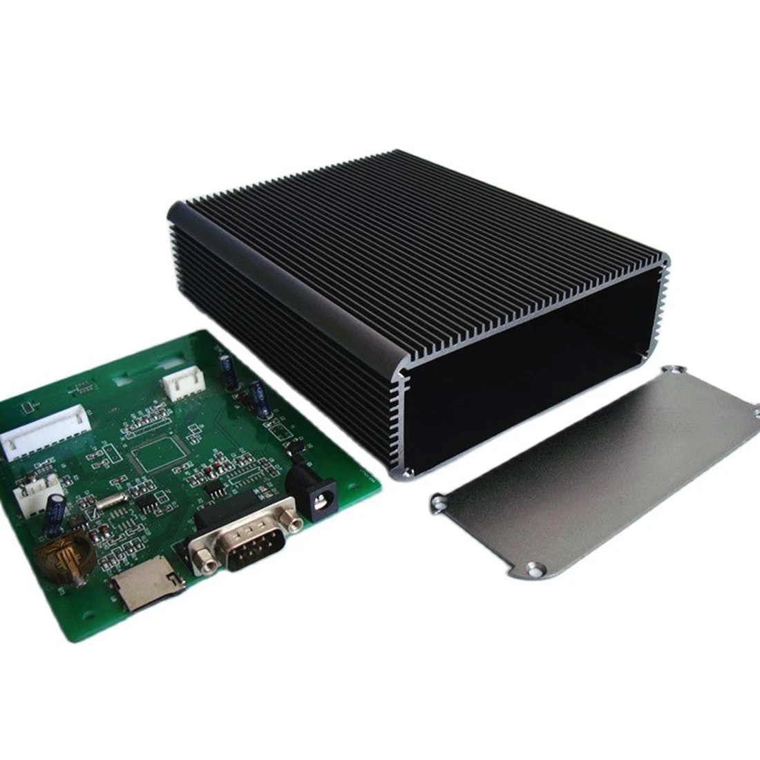 Aluminum Shell PCB Aluminum Enclosure Chassis Heat Radiation Box 120*45*150mm for Electronics Amplifier Distribution