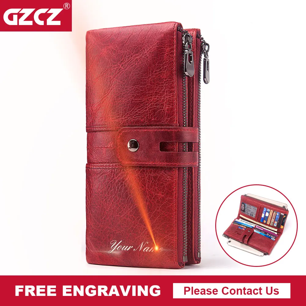 

Кошелек женский из натуральной кожи, Модный классический держатель для карт, брендовый удобный клатч на молнии для паспорта, для девушек