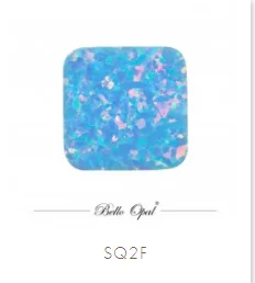 (50 шт./лот) квадратный кабошон опал 5 мм синтетический с хорошим огнем оптовая цена