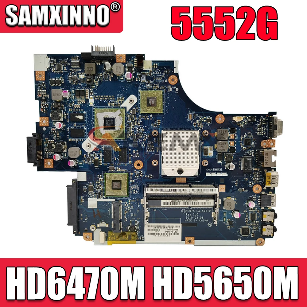 

Новинка, детская материнская плата для ноутбука Acer Aspire 5551G 5552G с HD5650M HD6470M 512M/1GB-GPU MBPUU02001 MB.WVE02.001