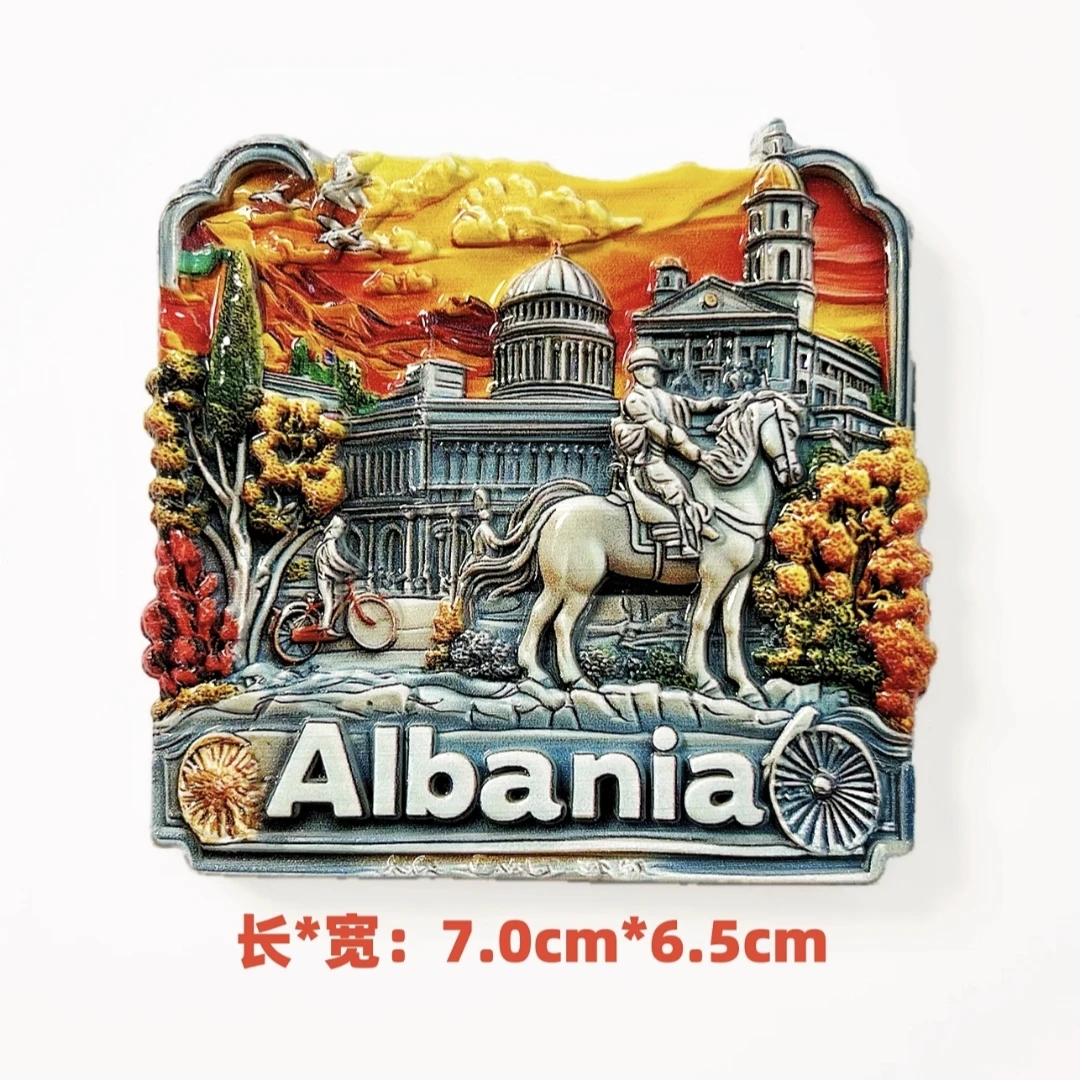 Магниты для холодильника Европа Албания 3D