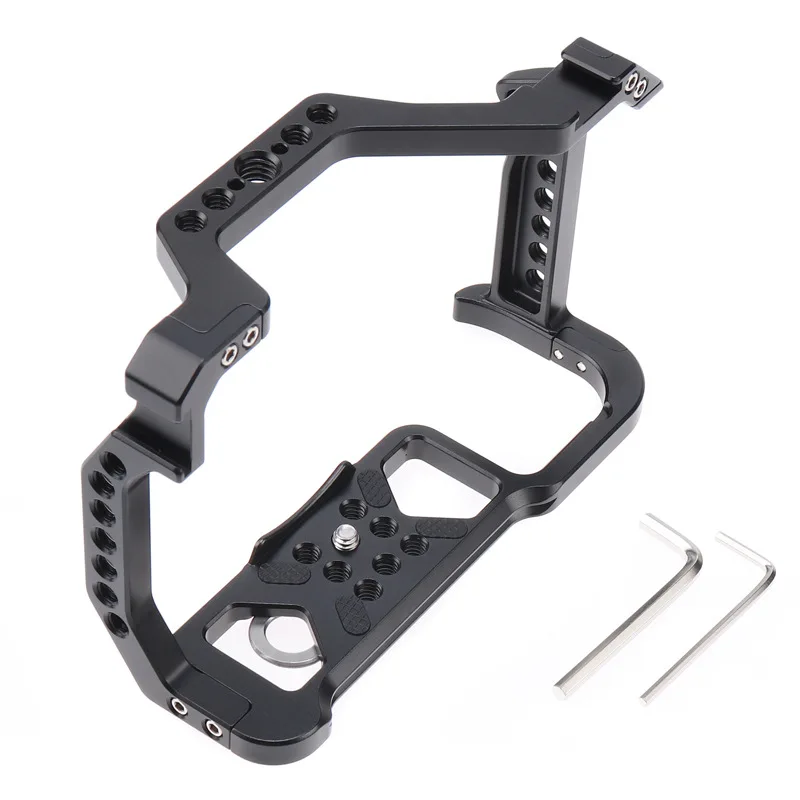 M-REMOTE Camera Metal Cage для Canon EOS R6 markII/R5/R5C/R6 w Cold Shoe Mount 1/4 &amp 3/8 Inch