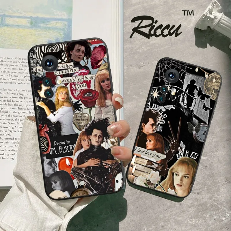 Чехол для телефона с изображением Эдварда ножницы для Xiaomi Redmi Note 11 10 9C Pro 10X K20, мягкая задняя крышка Note 9A K40 K30S, чехол