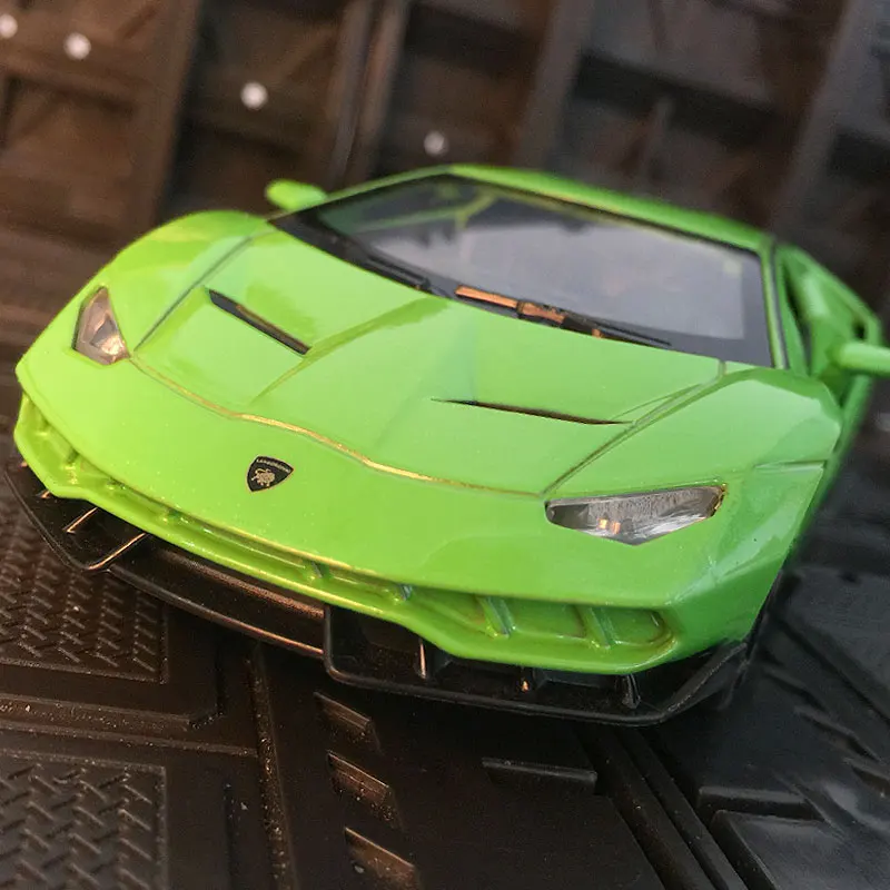 1:32 Lamborghinis LP770 модель спортивного автомобиля из сплава литый под давлением звук