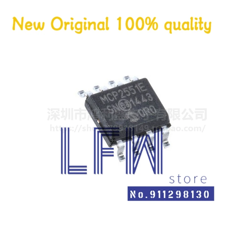 

5pcs/lot MCP2551-E/SN MCP2551E MCP2551 SOP8 CAN Chipset 100% New&Original In Stock