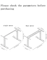 Основание для стола с электронной регулировкой высоты (от 70 до 110 см)#4