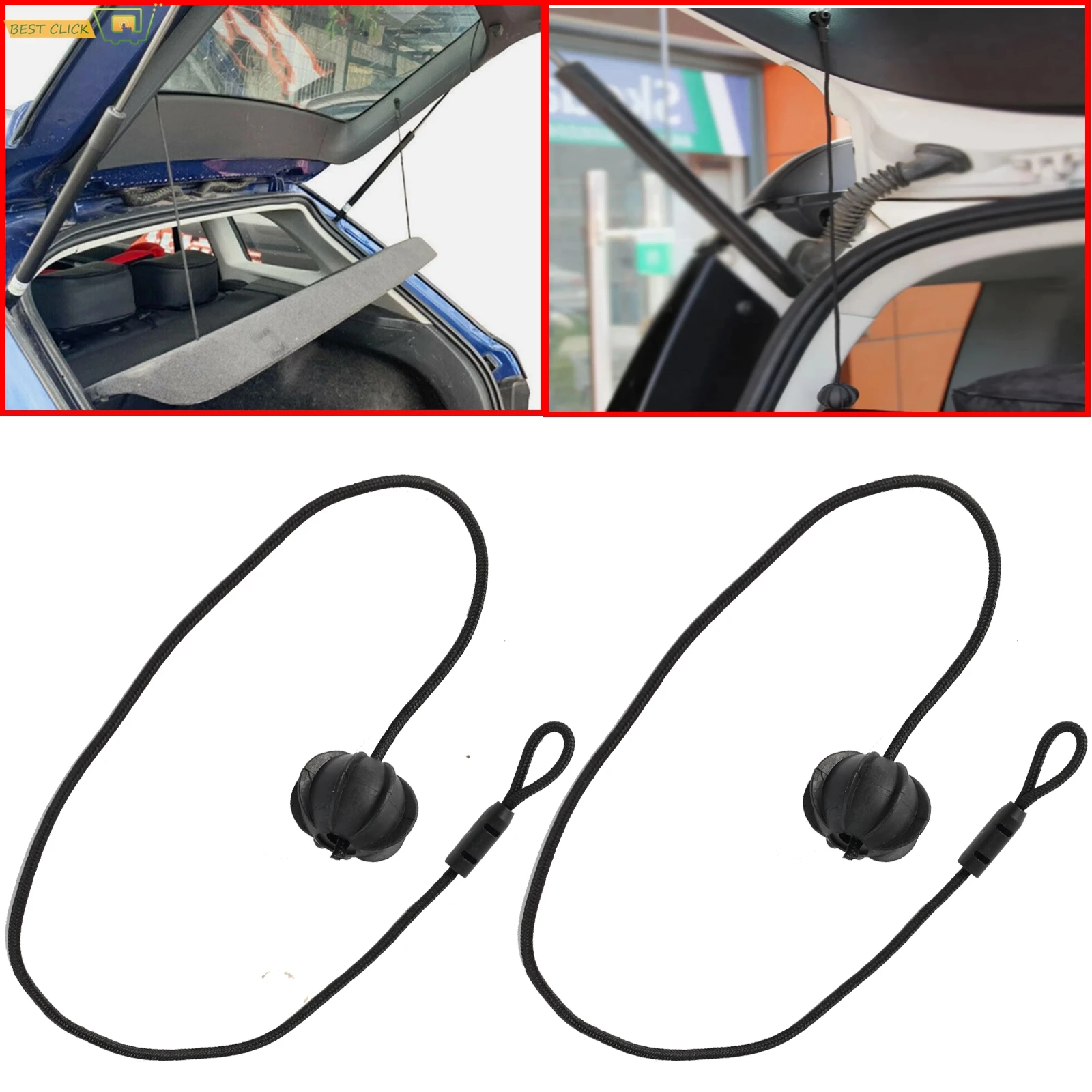 Фото 2 шт. шнуры-фиксаторы для полки багажника 1K6863447A для Toyota VW Golf MK5 MK6 Rabbit GTI №2