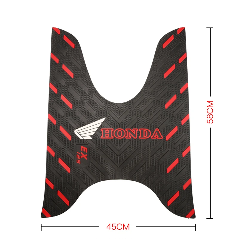 

Коврики для скутеров и мотоциклов, педаль, для EX125 Honda, резиновая подкладка для ног