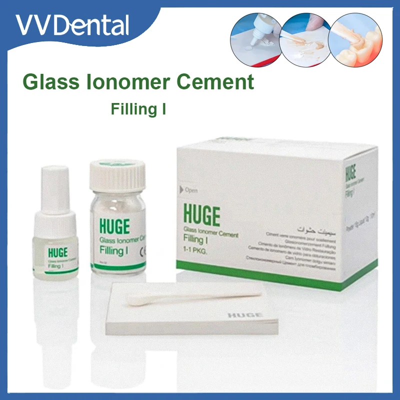 Стоматологическое стекло Ionomer цементная начинка материал для зубных коронок и