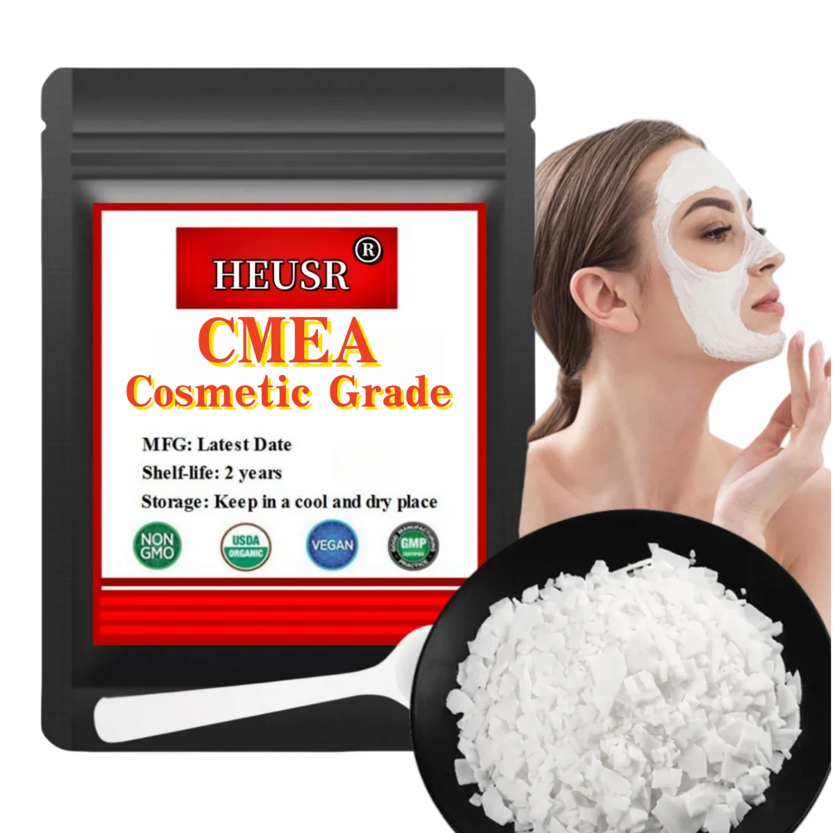 Лучшая цена Cmea Coconut Monoethanol Amide Surfactant для шампуня и геля косметический материал