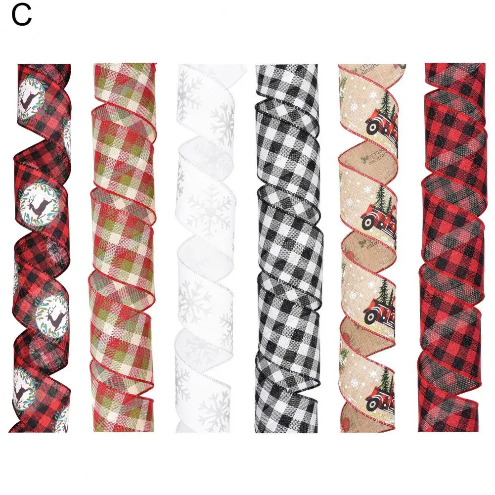 

Лента для рождественского подарка, деликатная моющаяся лента «сделай сам» для вечеринок, Рождественская лента, декоративная лента для Рожд...