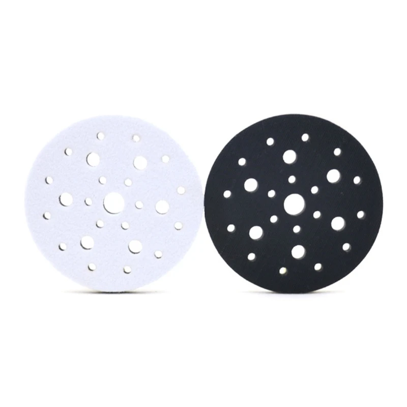 

N0HB Soft Density Interface Pad 6'' for Car Buffer Polisher Sanding Buffer Sponge 125mm Backing Plate Compound Buffing