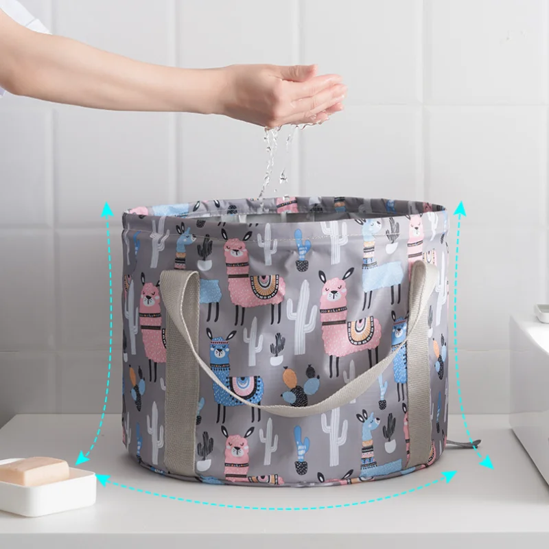 Складная раковина большая дорожная Ванна для стирки ведро путешествий ног