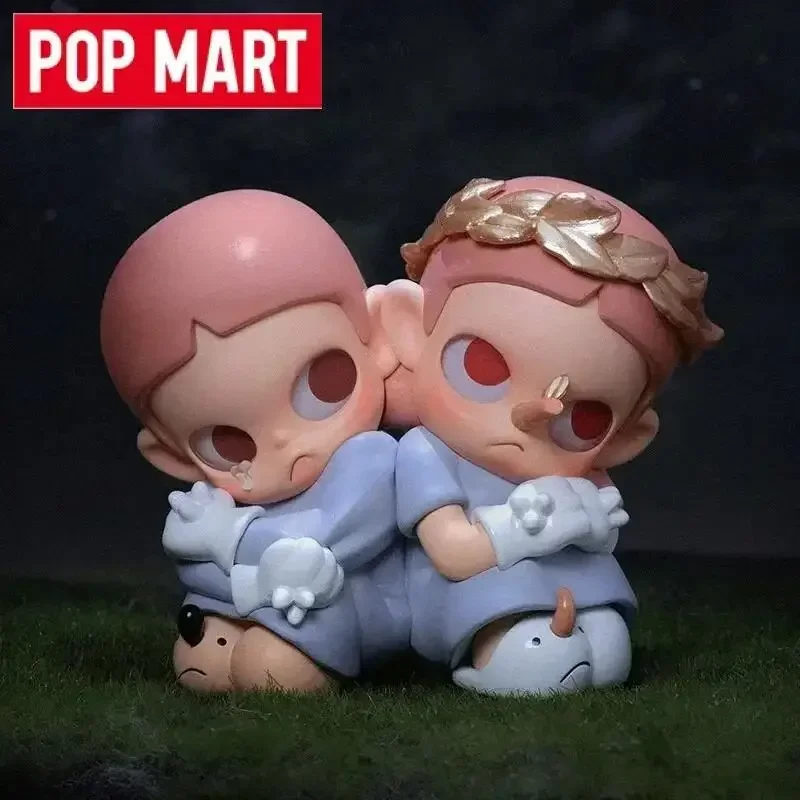 Фото POP MART Zsiga Twins Series: Слепая коробка-сюрприз, фигурка для декора рабочего стола, игрушка-сюрприз, аниме-фигурка, милая модель, подарок для девочки №4