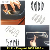door speaker audio loudspeaker sound frame handle bowl panel cover trim interior accessories for peugeot 2008 2020 2022