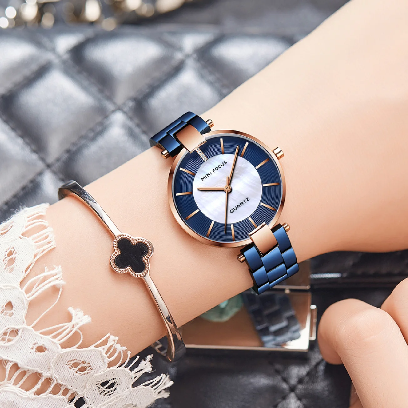 MINI FOCUS Women Watches Luxury Brand Casual Fashion Ladies Quartz Womens Dress Watch Ladys Montre Femme WristWatch Female Clock enlarge