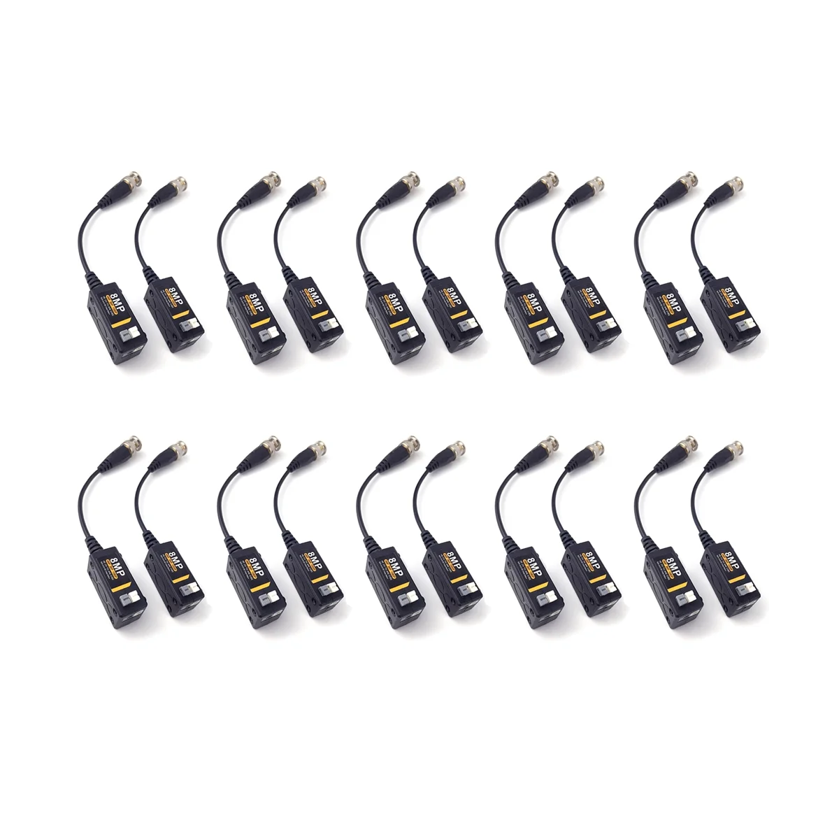 10 пар HD BNC Video Balun 8MP 1080P 720P трансиверы UTP Cat5 CVI TVI AHD для камеры