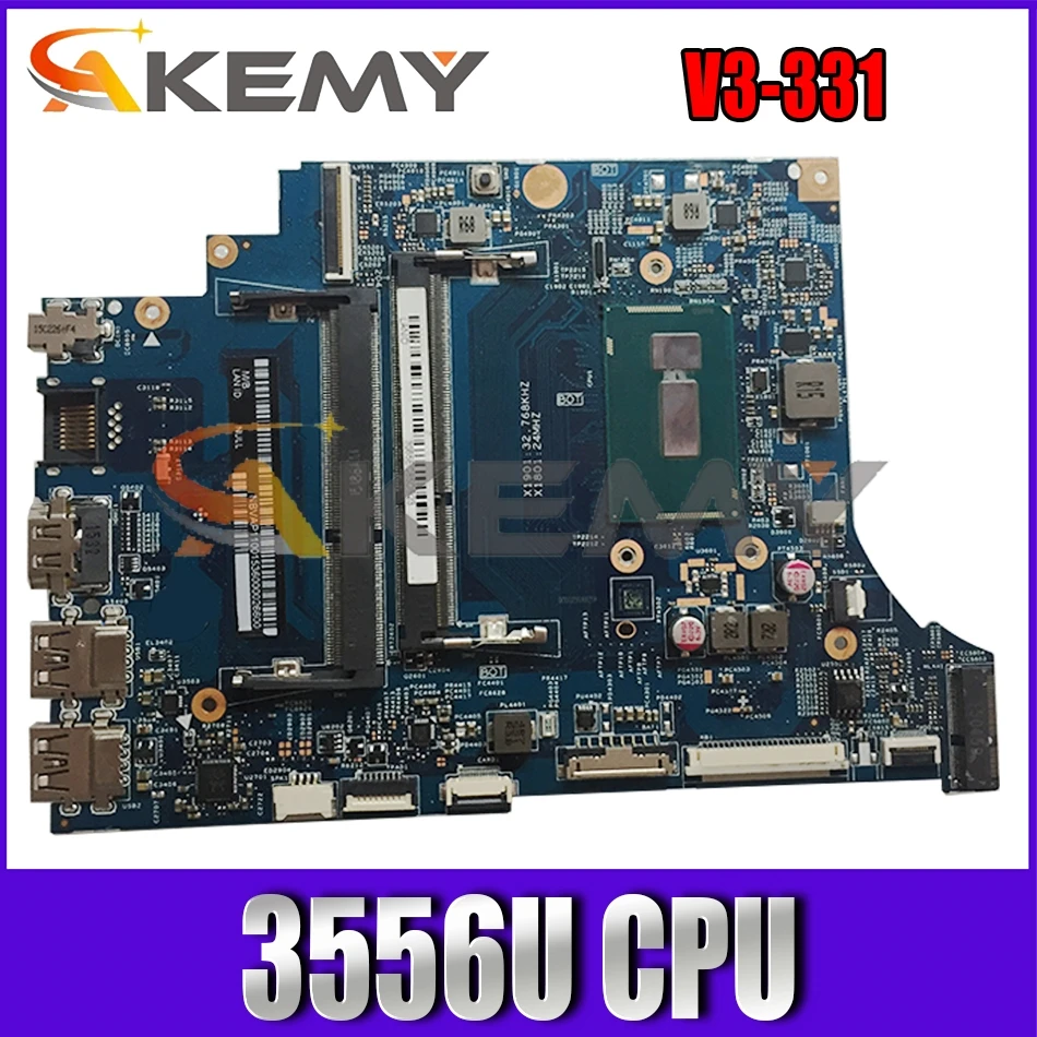 

AKEMY VA30-HB MB 13334-1 448.02B15.0011 For acer aspire V3-331 laptop motherboard NBMPH11001 NB.MPH11.001 SR1E3 Pentium 3556U