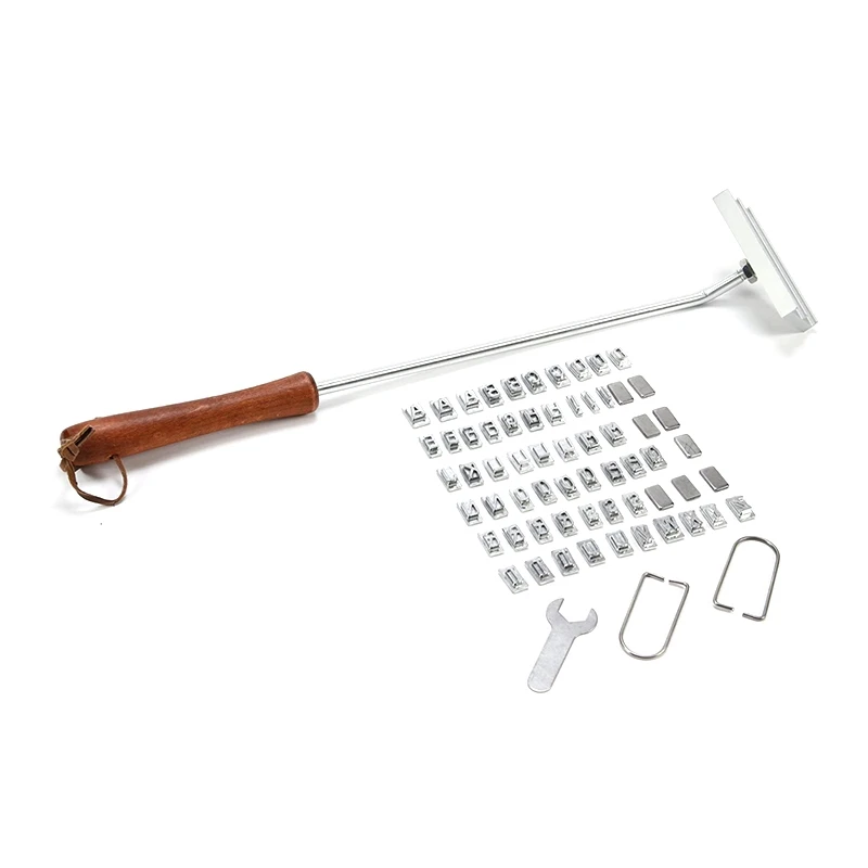 Новый бренд для барбекю Железный инструмент с буквенным принтом 55 букв сделай