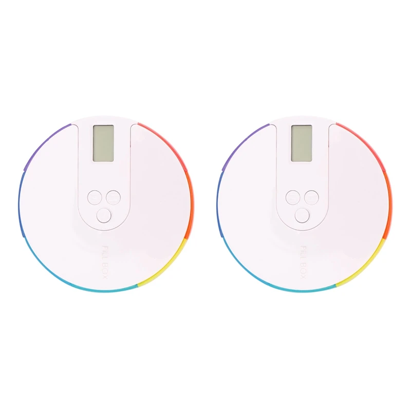 

2 шт., органайзер для таблеток на 7 дней, с будильником