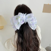 2022 princess barrette hair clip oversized ribbon bow hairpins hair pins for women korean headpiece women girls hair accessories