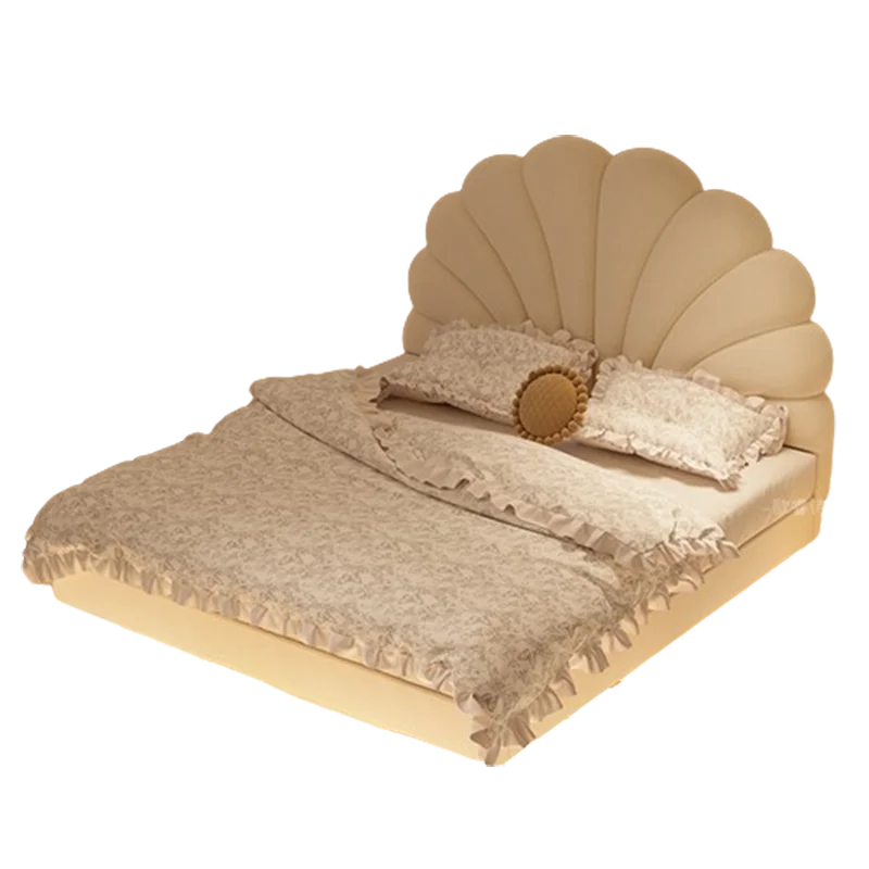 Белая деревянная Европейская двойная Роскошная Высококачественная