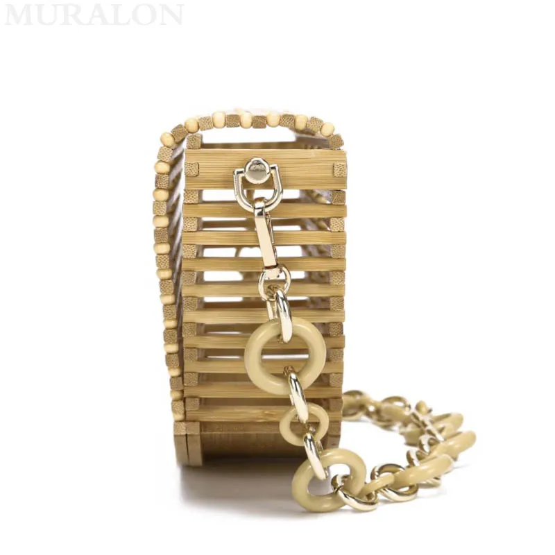 Винтажная выдолбленная полукруглая сумка с цепочкой и дизайн пляжного отдыха