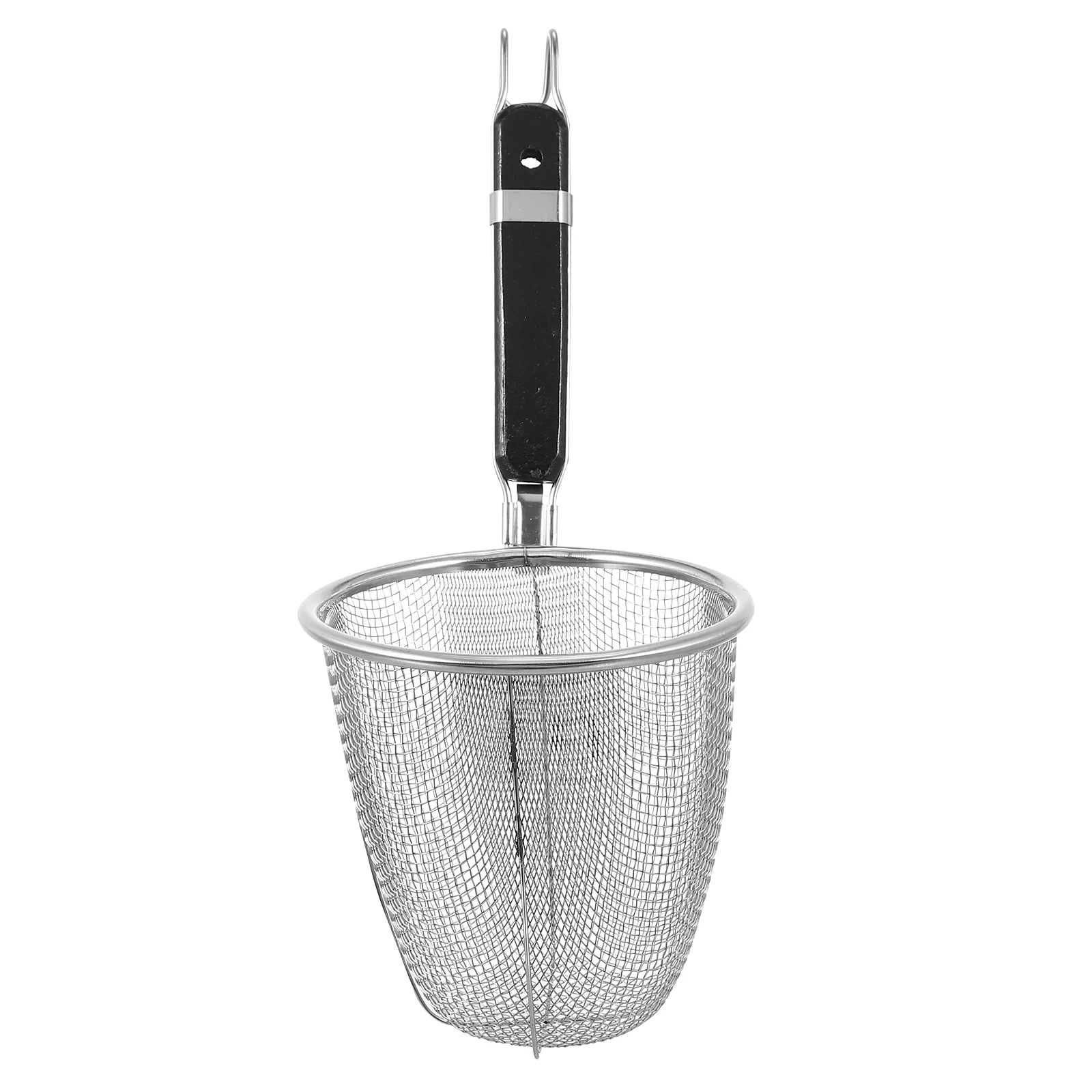 

Strainer Basket Mesh Noodle Stainless Pasta Steel Skimmer Spoonfine Colander Ladle Cooking Sieve Dumpling Handlewire Kitchen