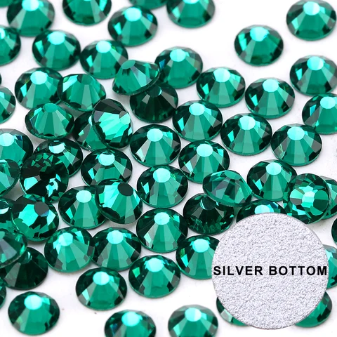 Зеленые циркониевые стразы для декора SS4/SS5/SS6/SS8/SS10/SS12/SS16/ss20/ss30