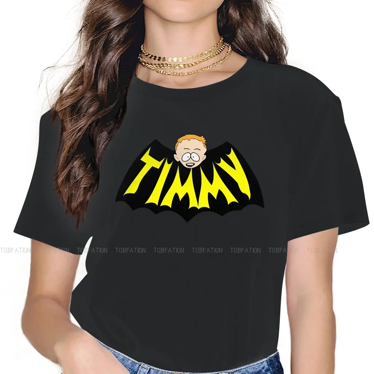 

Timmy Essential Women Clothing Southpark Graphic Print Female Tshirts Vintage Grunge Loose Tops Tee Kawaii Girls Streetwear