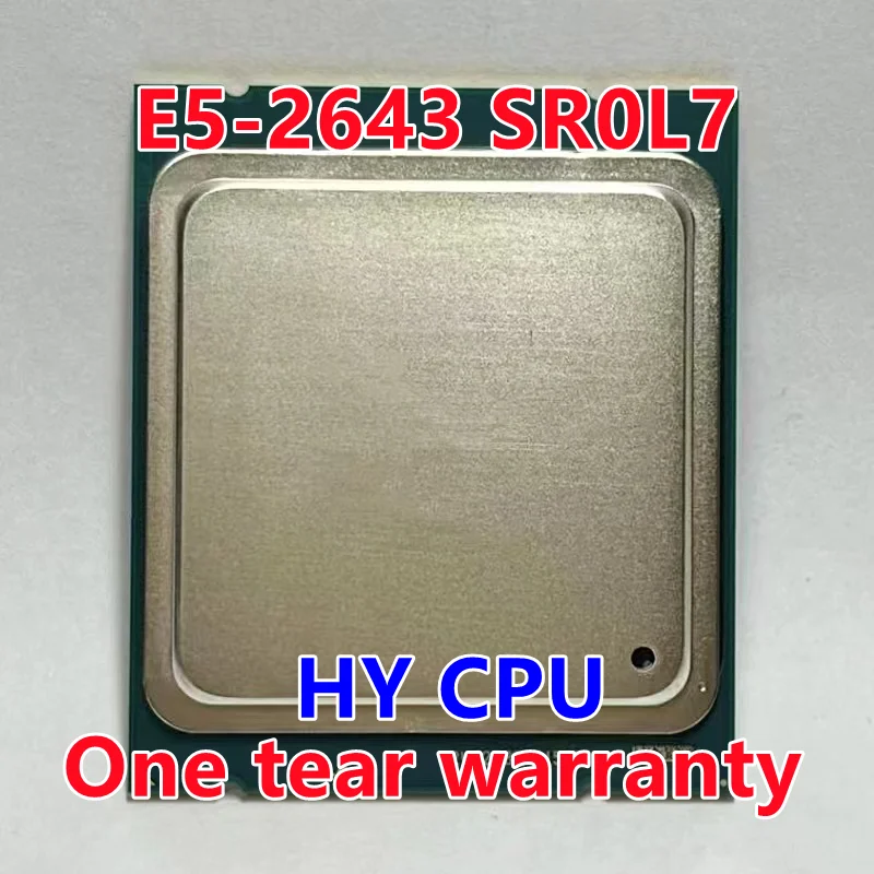 

E5 2643 E5-2643 SR0L7 3,3 GHz Quad-Core 10M Cache DDR3 1600MHz FCLGA2011 TPD 130W