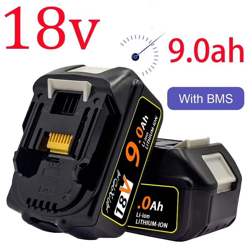 

Аккумуляторные батареи 9000 мАч для аккумулятора Makita 18 в, резервная портативная сменная батарея Ач BL1840 BL1850