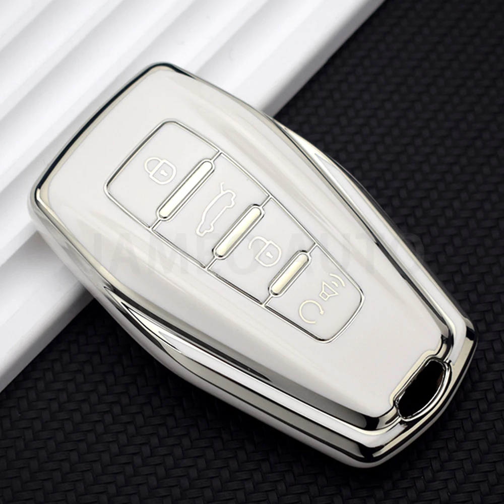 

Чехол для автомобильного ключа из ТПУ для Geely Coolray X6 X7 EX7 Геометрия C Emgrand Global Kulrey Hawk GX7 Okavango NL3 SUV GT GC9