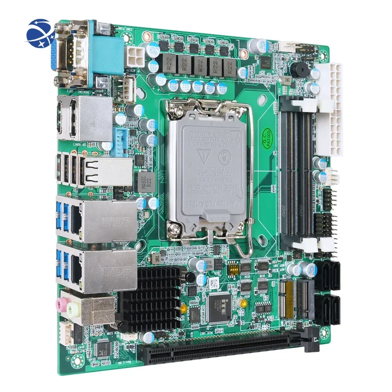 Материнская плата Zunsia 17x17 ITX LGA1700 H610 B660 H670 набор микросхем PCI-E4.0 X16 слот с тройным