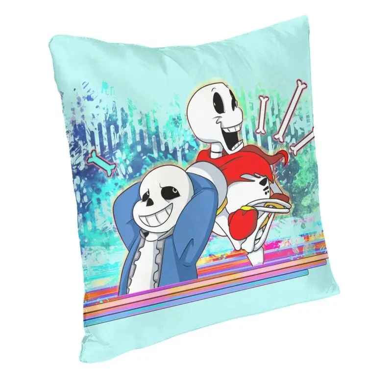 Квадратная наволочка Skelebros Undertale для диванной подушки 45x45 см |