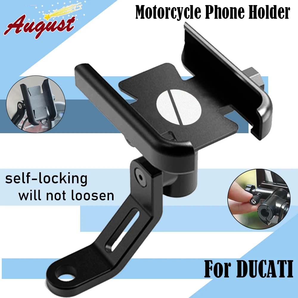 

Motorcycle Phone Holder Handlebar GPS Bracket For Ducati MULTISTRADA 950 1100 1200S 1200 1260 ENDURO MONSTER 899 959 1199 1299