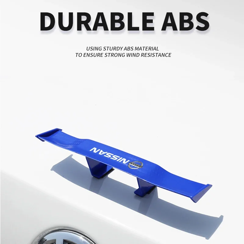 Автомобиль для Nissan Nismo 1 шт. Автомобильный задний мини-спойлер Крыло Canard Tail Winglet ABS