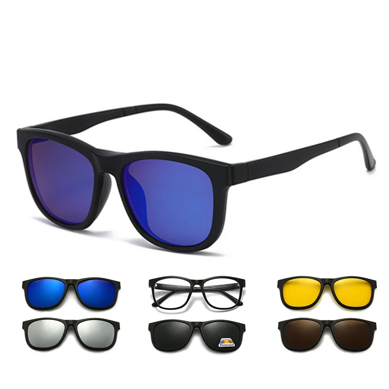 Очки солнцезащитные поляризационные с магнитной застежкой для мужчин и женщин