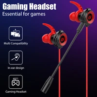 g20 gaming earphones in ear headphones stereo headset computer notebook universal wired headset cool waterproof with microphone