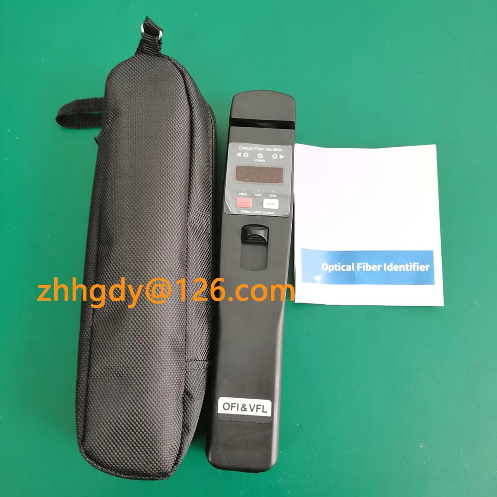 Handheld JW3306D Fiber Optic Identifier Live Fiber Optical Identifier with Built in 10mw Visual Fault Locator