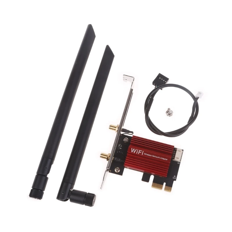 

Wifi6 AX1800 PCIE X1 X16 Card Desktop BT-compatible 5.2 Wifi Adapter