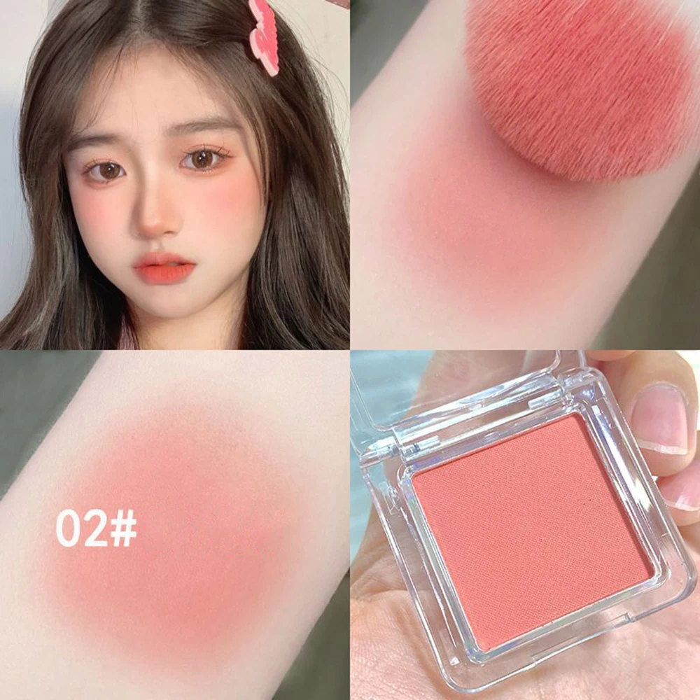 

Monochrome Girl Blush Peach Cream Makeup Palette Cheek Contour Blush Cosmetics Blusher Korean Makeup Rouge Cheek Tint Blush