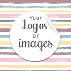 Наклейка на заказ, 3,54,56 см, с логотипом на заказ, для свадьбы, дня рождения, крещения