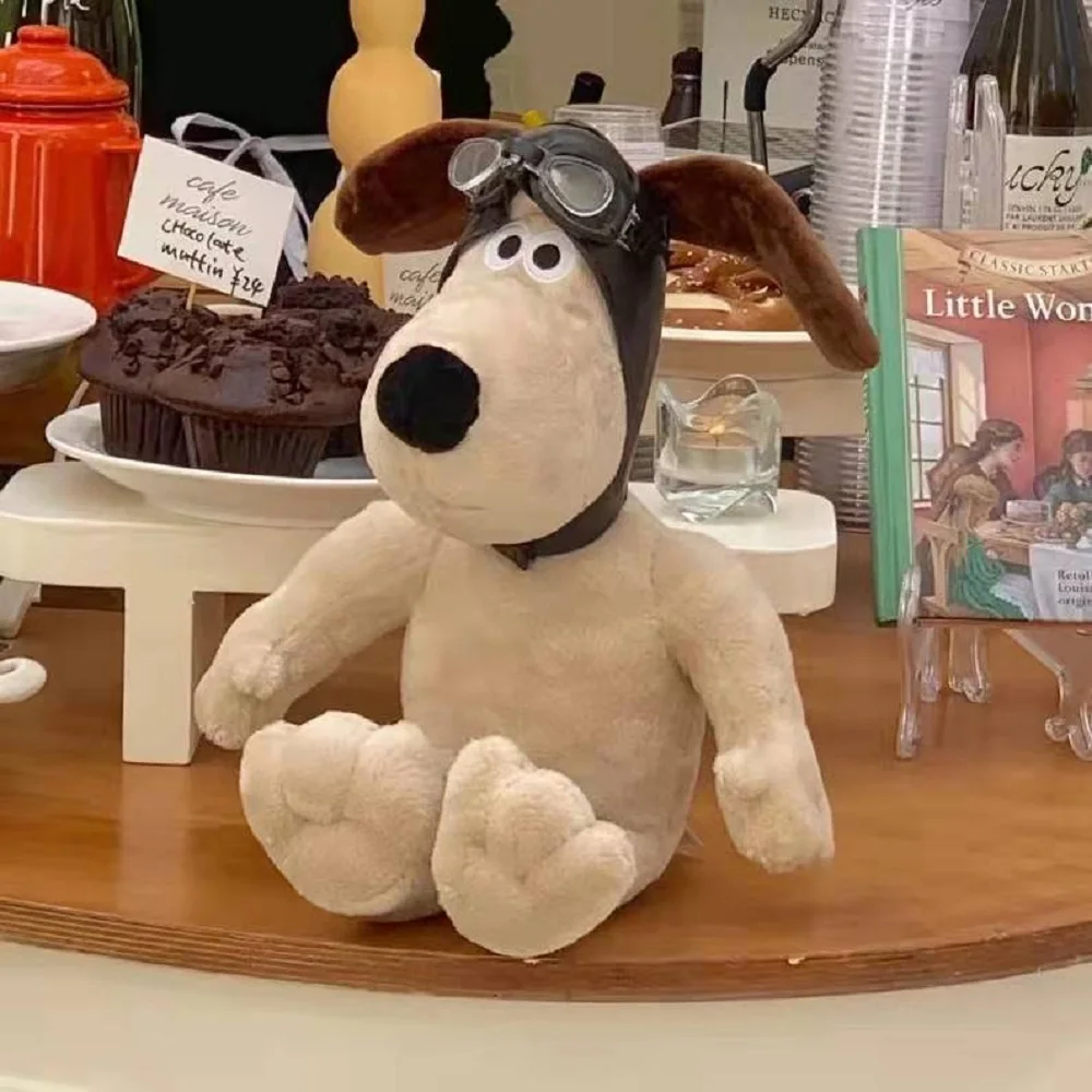 

23cm Cartoon Anime Wallace & Gromit Dog Plush Toy Animal Dog Plushie Doll Cute Soft Stuffed Toys for Children Birthday Gifts