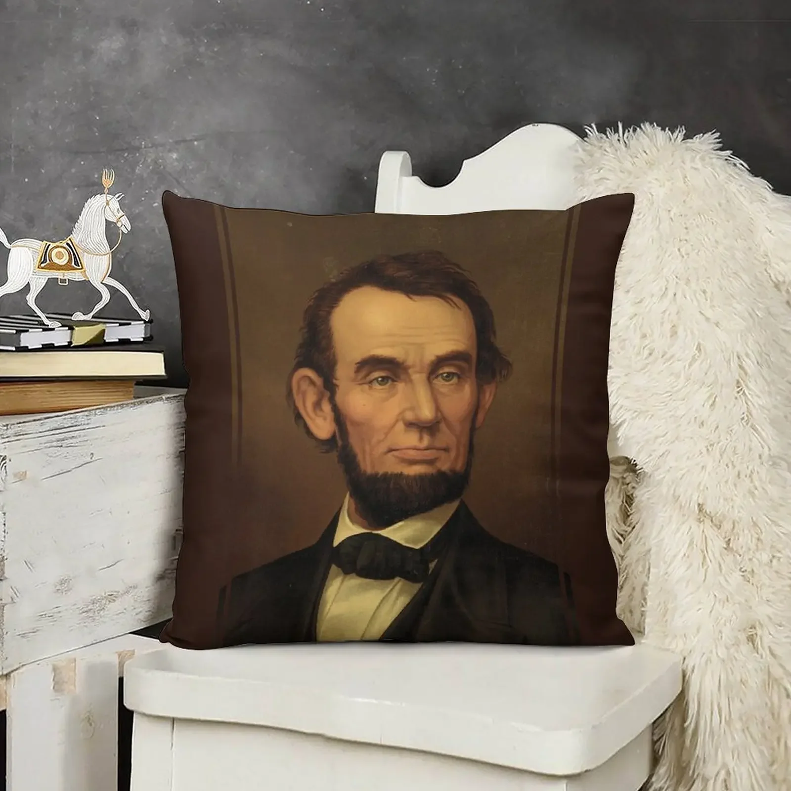 Авраам Линкольн бюст портрет наволочки для диванов роскошная наволочка подушка