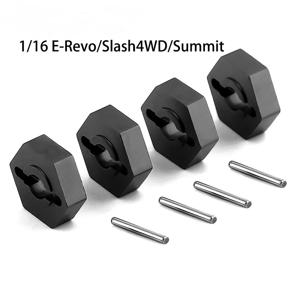 12mm Upgrade Wheel Hex Hubs With Axle Pins For Traxxas 1/16 