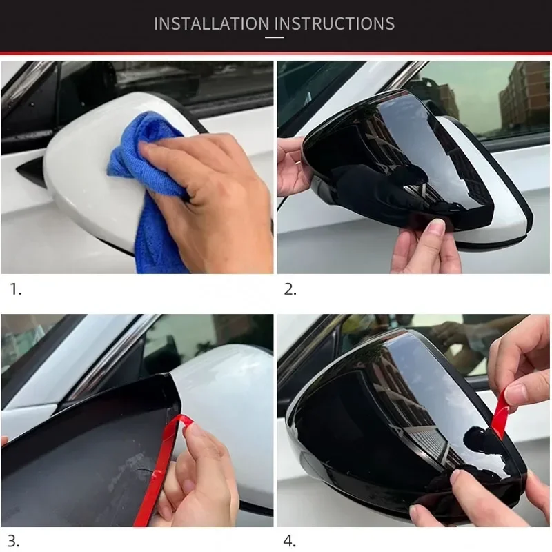 Для Ford Ranger T9 2024 2023 Автомобильное боковое зеркало заднего вида рамка накладка