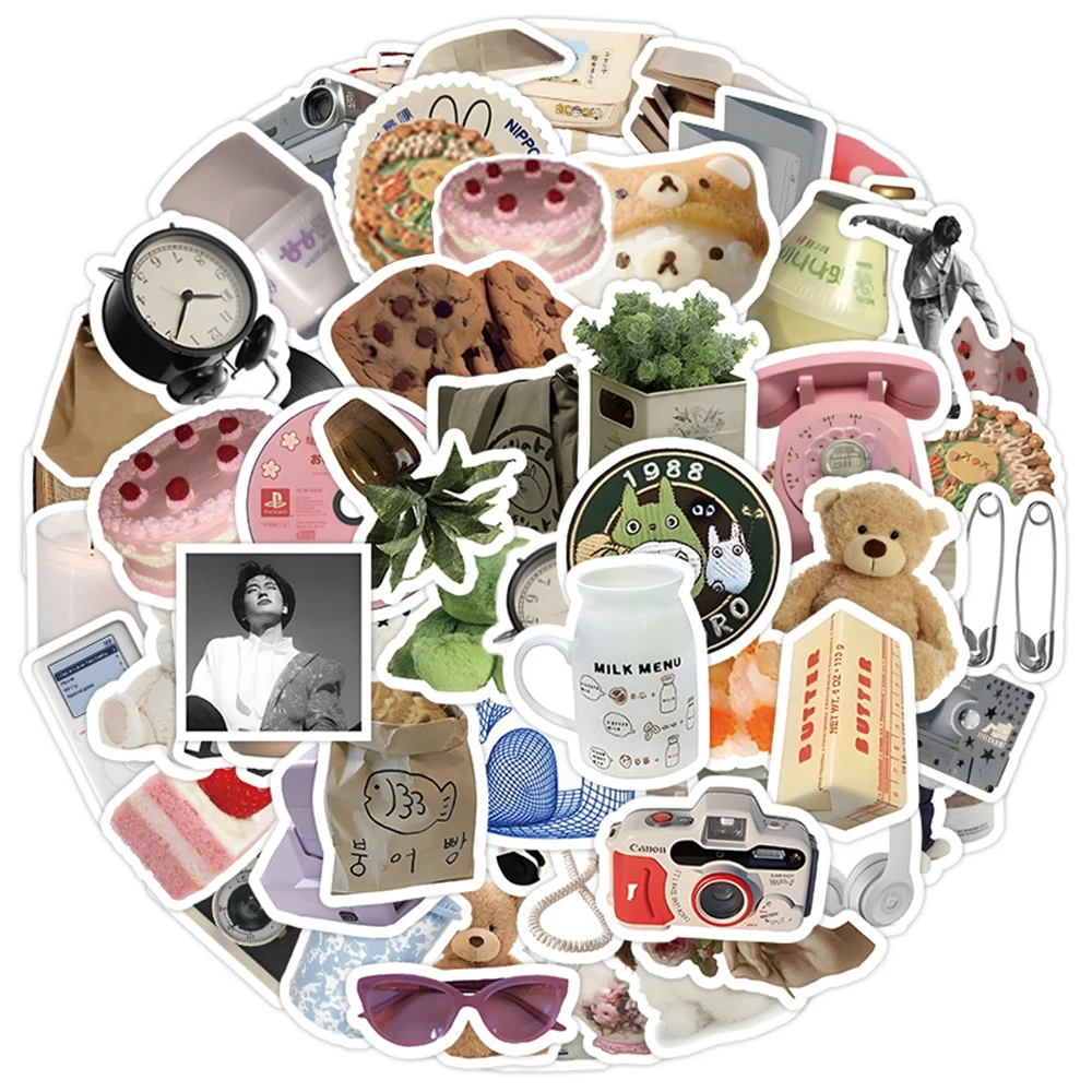 

10/30/63PCS INS Style Cute Cartoon Graffiti Stickers DIY Fridge Phone Suitcase Laptop Notebook Car Wall Sticker Kids Toy Decals